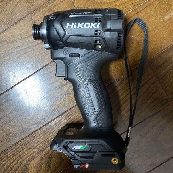 美品 オマケ付き HiKOKI インパクトドライバ WH36DC ブラック 中古品 本体のみ バッテリーなし