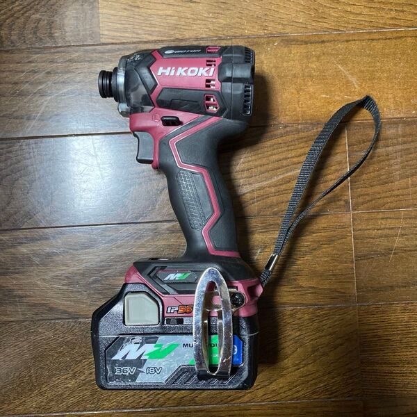 本体美品 オマケ付き ハイコーキ バッテリー1個付き 充電式インパクトドライバ WH36DC