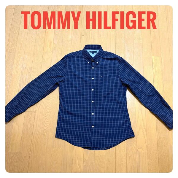 TOMMY HILFIGER トミーヒルフィガー ボタンダウン チェック 長袖シャツ