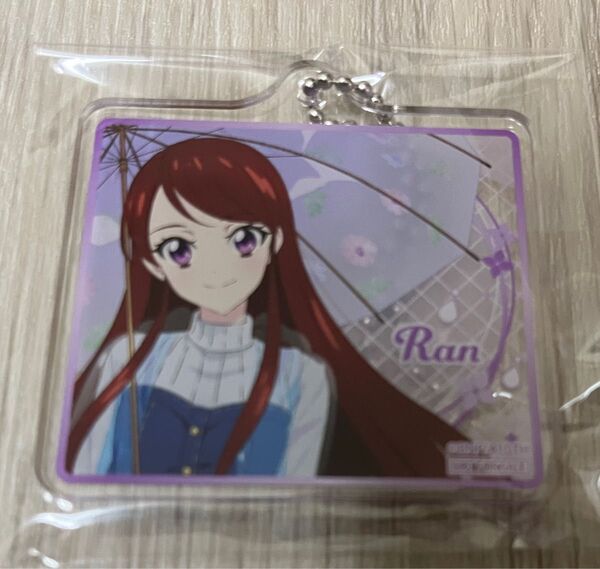 アイカツ! ポップアップストア限定 購入特典 アクリルキーホルダー 蘭 紫吹蘭