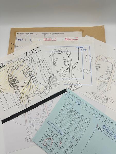 デジモンアドベンチャー ミミ 原画 動画 ①