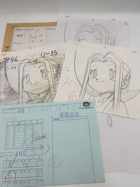 デジモンアドベンチャー ミミ 原画 ②