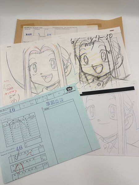デジモンアドベンチャー ミミ 原画 ③