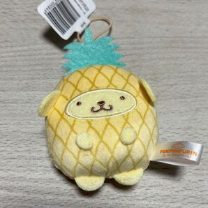 サンリオキャラクターズ フルーツきぐるみマスコット〜パイン〜 ポムポムプリン