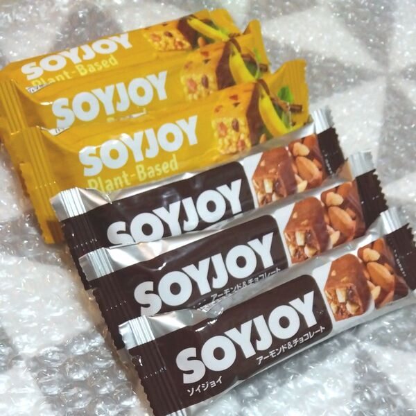 SOYJOY 2種 6本 アーモンド&チョコレート、プラントベース バナナ ソイジョイ