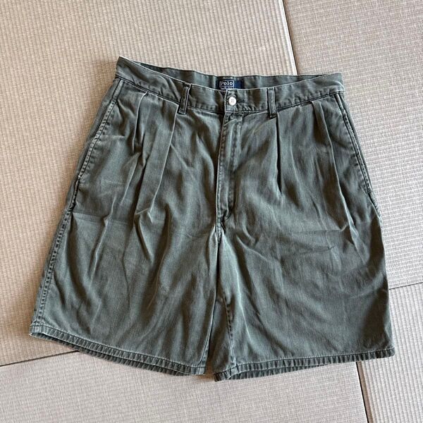 90's USA製 POLO ralph lauren ハーフパンツ ポロ ショートパンツ ポロラルフローレン