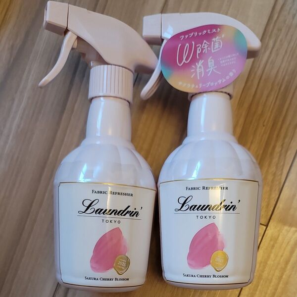Laundrin Fabric 桜ランドリン サクラ チェリーブロッサムの香り ファブリックミスト 370ml 2本 2025