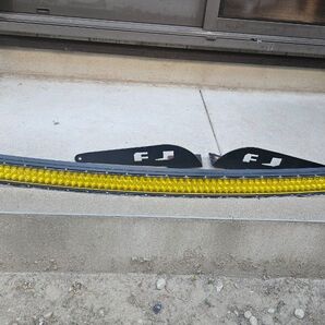 FJクルーザー用 LEDライトバー イエロー ブラケット付き