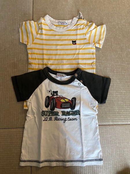 DOUBLE.B Tシャツ 2枚セット 90サイズ ミキハウス 男の子