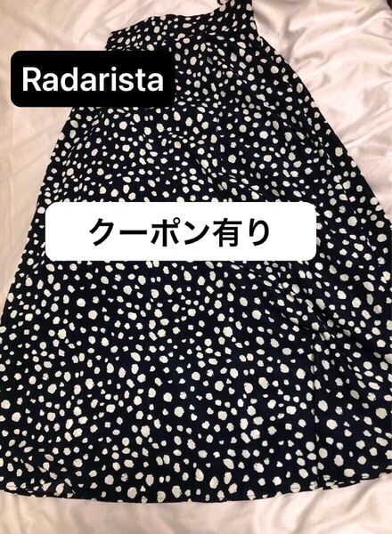 Radarista ダルメ柄 ロングスカート Mサイズ アニマル柄 マキシ丈 ウエストゴム 総柄 しまむら