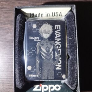 ZIPPO エヴァンゲリオン 渚カヲル ジッポ ライター 限定 シリアル入り ブラックチタンコート