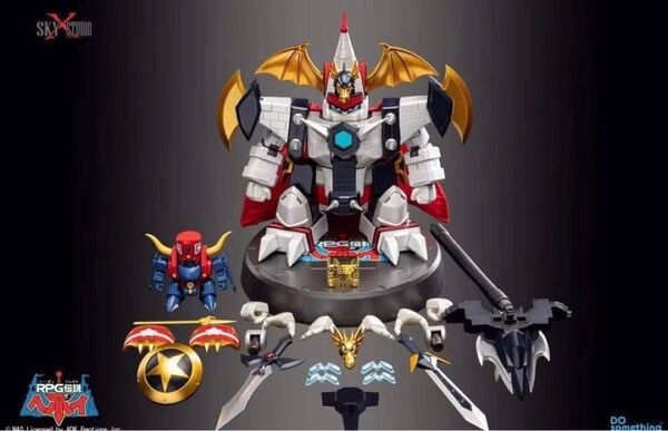 Sky X Studio RPG伝説ヘポイ SXD-15 ハイパードラゴンキャッスル 白 合金 可動 アクションフィギュア限定版