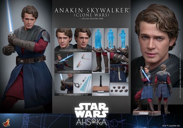 ホットトイズ TMS129スター・ウォーズ アナキン・スカイウォーカークローンStar Wars Anakin Skywalker