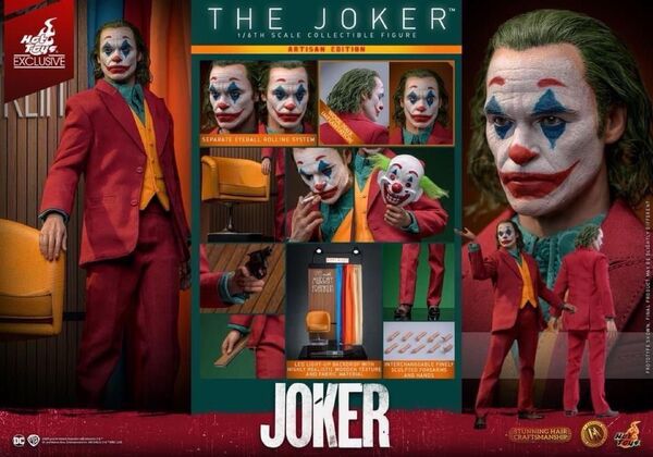 ホットトイズDX43AE ジョーカー The Joker 1/6植毛版 DX (ダークナイト batman Inart バットマン