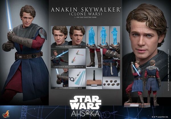 ホットトイズ TMS129スター・ウォーズ アナキン・スカイウォーカークローンStar Wars Anakin Skywalker