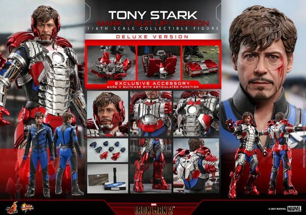 ホットトイズ アイアンマン2 Iron Man 2 トニー・スターク ボーナス付 1/6 hottoys tony stark