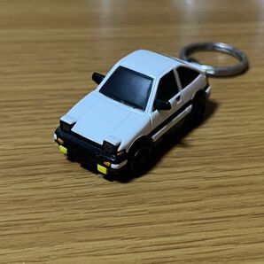頭文字D AE86 キーホルダー ミニカー ミニチュア 藤原拓海