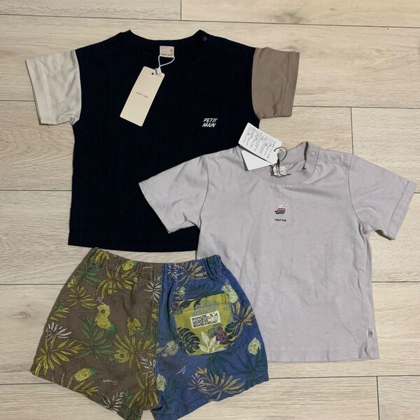 男の子 ベビー服 半袖 Tシャツ パンツ まとめ売り 80〜90