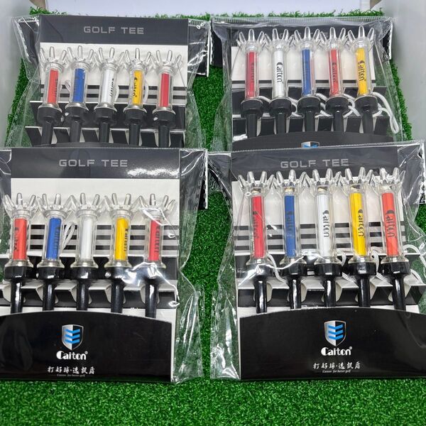 2種セット◎ゴルフティー79mm10本&90mm 10本計20本 マグネット ティ