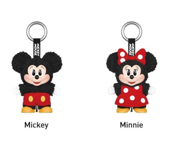 POPMART ディズニー ミッキーとミニーセット ぬいぐるみキーチェーン
