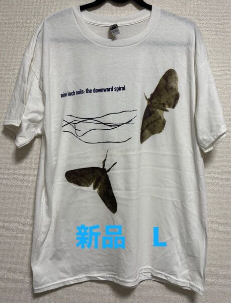 新品 NINE INCH NAILS Tシャツ Lサイズ ホワイト ナインインチネイルズ