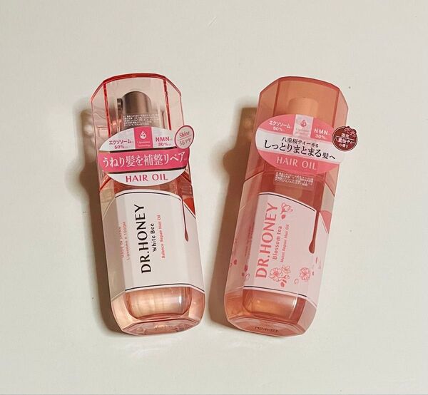DR.HONEY ホワイトビー バランスリペア ヘアオイル 100ml + ブロッサムティー モイストリペア ヘアオイル
