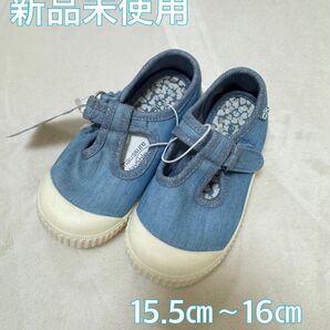 新品未使用 okaidi オカイディ ベルクロシューズ 子供靴 スニーカー