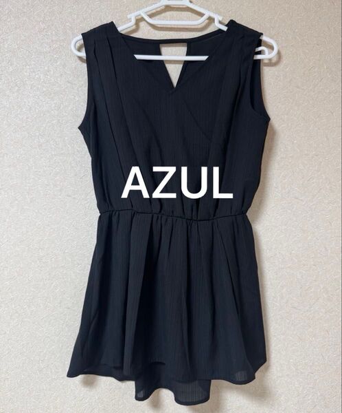 新品未使用 AZUL by moussy バックリボンペプラムトップ ブラウス