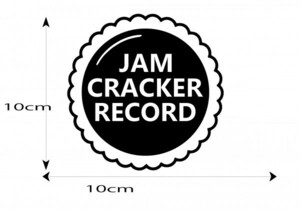 送料無料　世田谷ベース　風　ステッカー 所さん　10563　JCR　ジャムクラッカー　CD　レコード　ロゴ　US アメ車 旧車 トラック