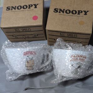 SNOOPY ALL SMILES マグカップ2個セット!新品未使用