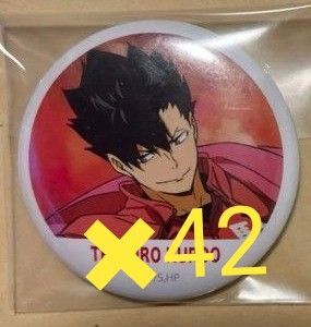 ハイキュー 横断幕 缶バッジ 黒尾鉄朗 42個