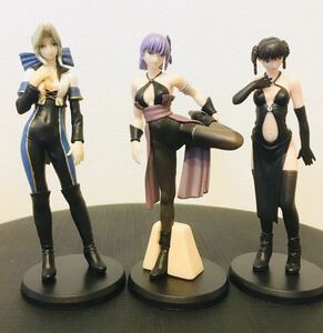  Bandai HG Dead or Alive ULTIMATE costume variation z figure 3 kind e Rena Ray fan ...* rare gashapon 