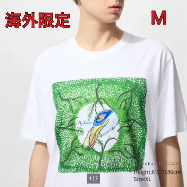 【海外限定】ユニクロ UT スタジオジブリ 君たちはどう生きるか Mサイズ 白 ユニセックス 日本未発売Tシャツ UNIQLO