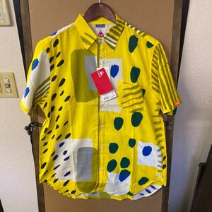 【新品】SOU SOU×le coq sportif コラボ 高島縮 半袖シャツ