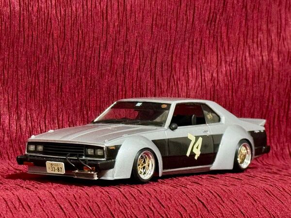 【絶版完成品】マルイスカイラインジャパンターボ ワークスオバフェンスリックタイヤ