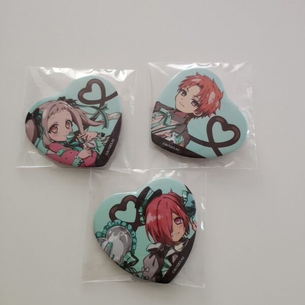 ★早い者勝ち★ 地縛少年花子くん ハート型缶バッジ 寧々 みつば 茜 バラ売り可