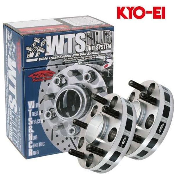 KYO-EI ワイドトレッドスペーサー ハブ付き 30㎜ 2セット(計4個)M12×P1.5 PCD114.3