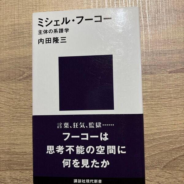 ミシェル・フーコー 主体の系譜学 (講談社現代新書 989) 内田隆三/著