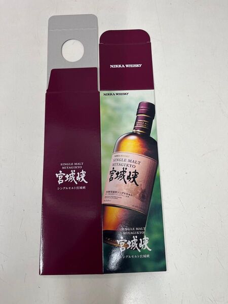 【新品】 国産ウイスキー ニッカ 宮城峡 カートン 空箱 化粧箱 6枚セット