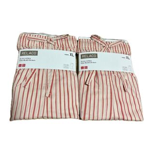 ユニクロ RELACO コットンリラコ 3/4丈 ショートパンツ XL 2枚セット