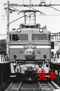 鉄道写真、35ミリネガデータ、101162500001、EF81-81、北陸、田端機関区、1985.08.25、（2633×1746）