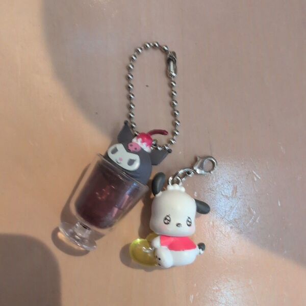 キーホルダー サンリオ ぽちゃこ クロミ