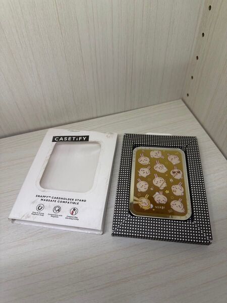 casetify iphone16pro maxケース ちいかわ ウサギ ミラー カードホルダースタンド MagSafe対応