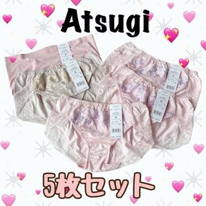 ATSUGI アツギ Atsugi ショーツ パンティ シームレス 花柄レース 刺繍 M