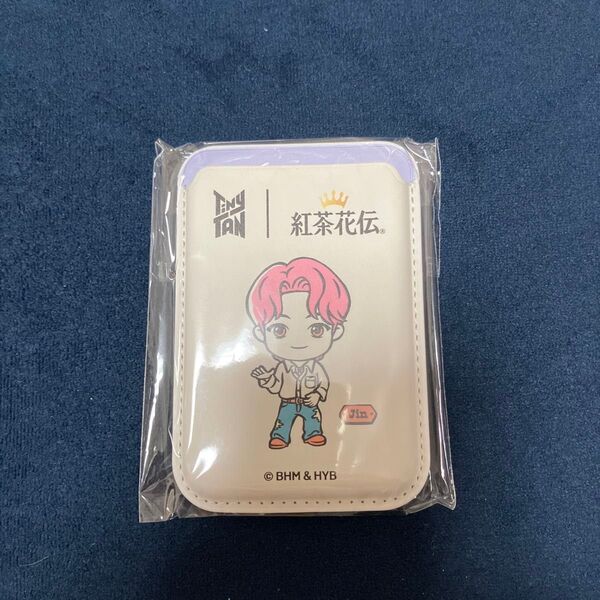 Jin 紅茶花伝 TiNY TAN マグネットカードケース