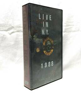 VHS【GUNS N’ ROSES/Live In N.Y. 1988】ガンズ・アンド・ローゼス