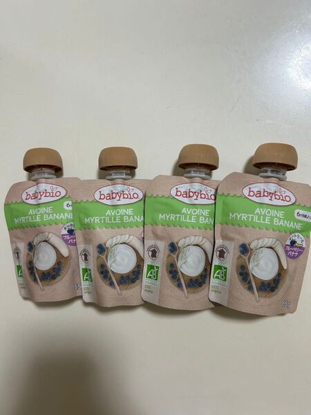 本日最終値下げ!!最終日!!babybio ベビーフード オートミール ブルーベリー バナナ 6ヶ月〜 85g 離乳食 乳児食品