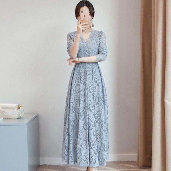結婚式 発表会 イベント ウエディングドレス 二次会 パーティー ステージ 撮影 マキシロングドレス Mサイズ