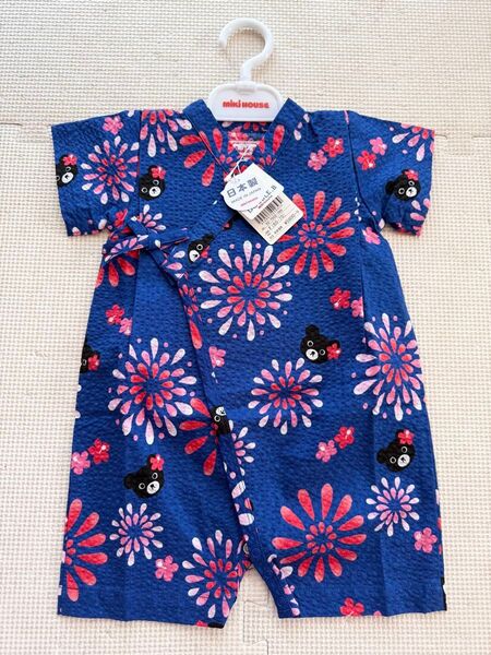 新品 ミキハウス 甚平 60〜70