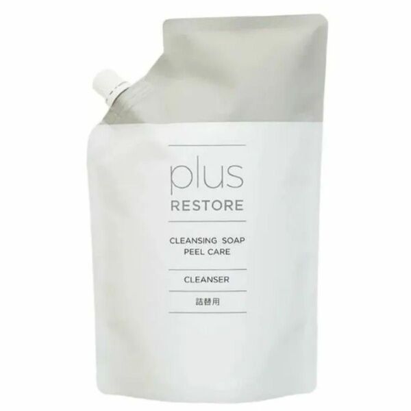 \送料無料/【新品】plus RESTORE クレンジングソープ泡ピールケア詰替用 500ml